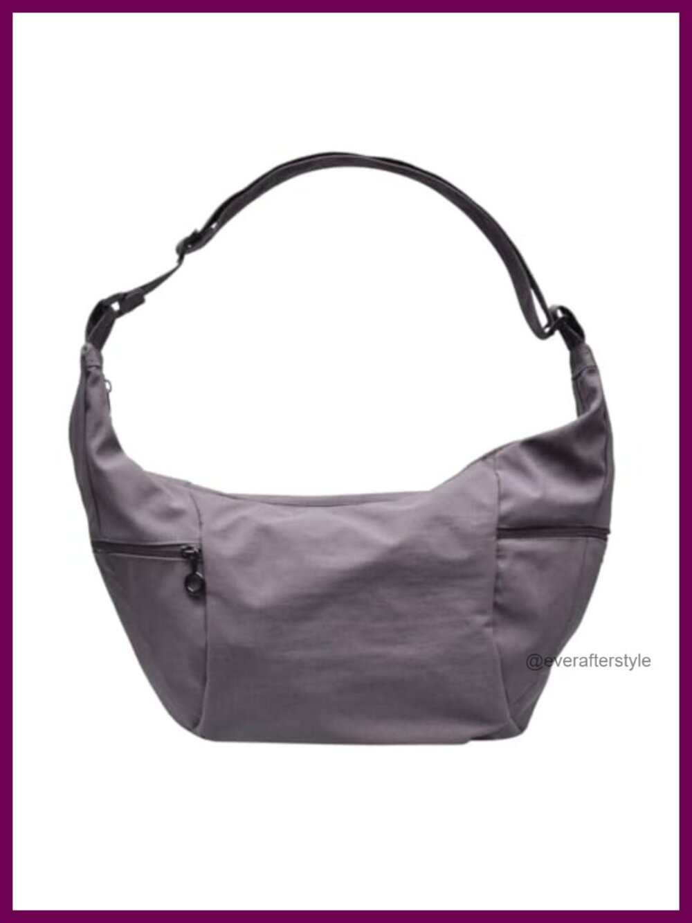 Nylon Crossbody Sling Bag Hobo Shoulder Water Repellent Adjustable
